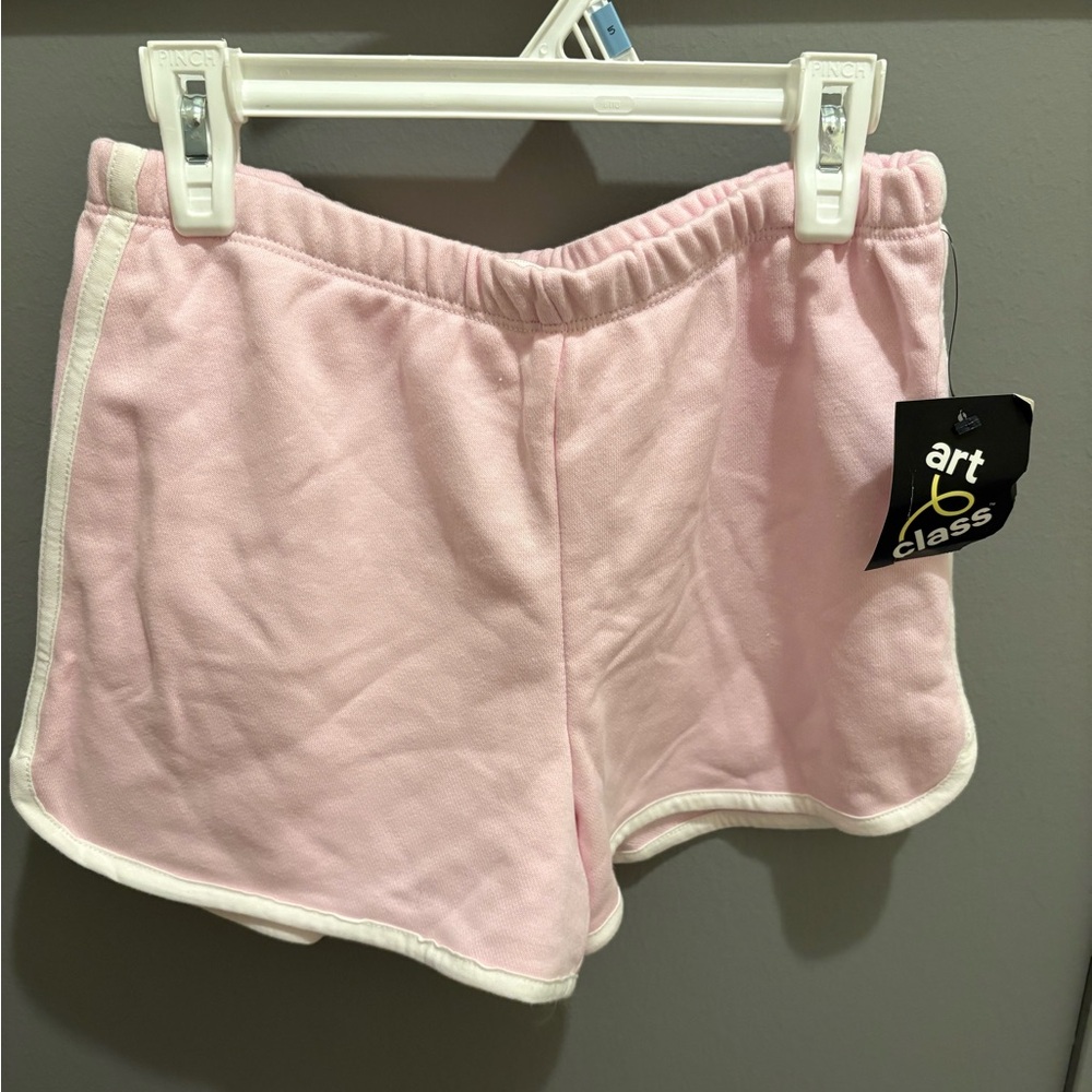 Art Class Pink Shorts with White Edging